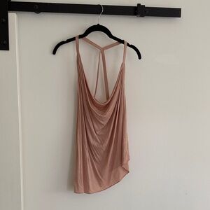 Haute Hippie Soft Pink cowl neck Top